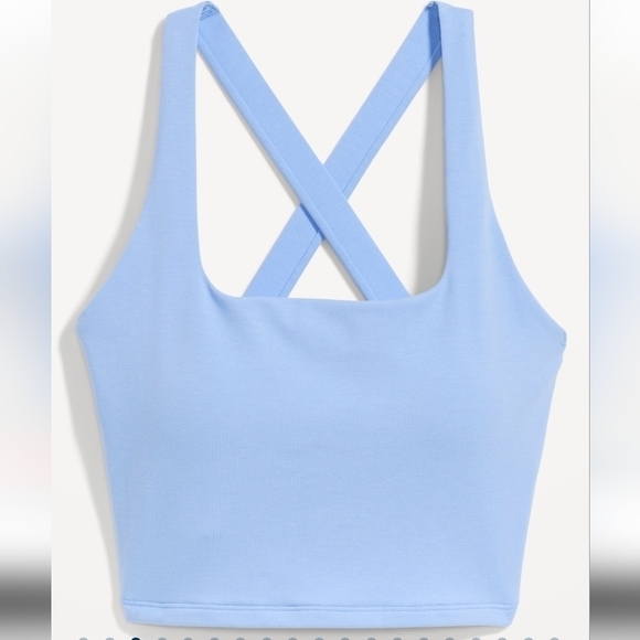 2X - Old Navy | Light Support PowerChill Cross-Back Longline Sports Bra - Picture 3 of 3